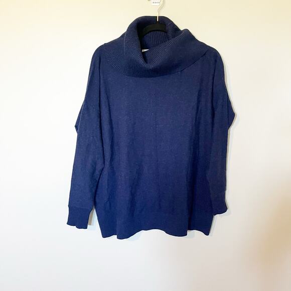 Sundance Gracie Isle Long Sleeve Sweater
Cowl Neck Blue Knit medium - Picture 1 of 9